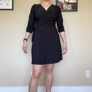 Faux Wrap Dress - Size S